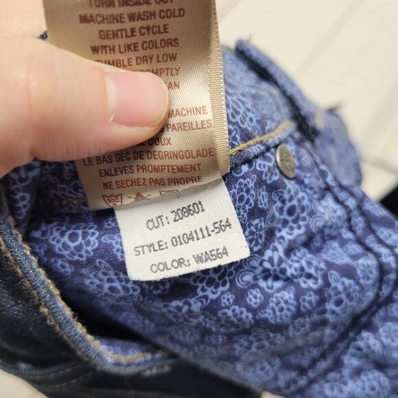 Paige Skyline bootcut boot dark wash vintage y2k jeans - Picture 7 of 9